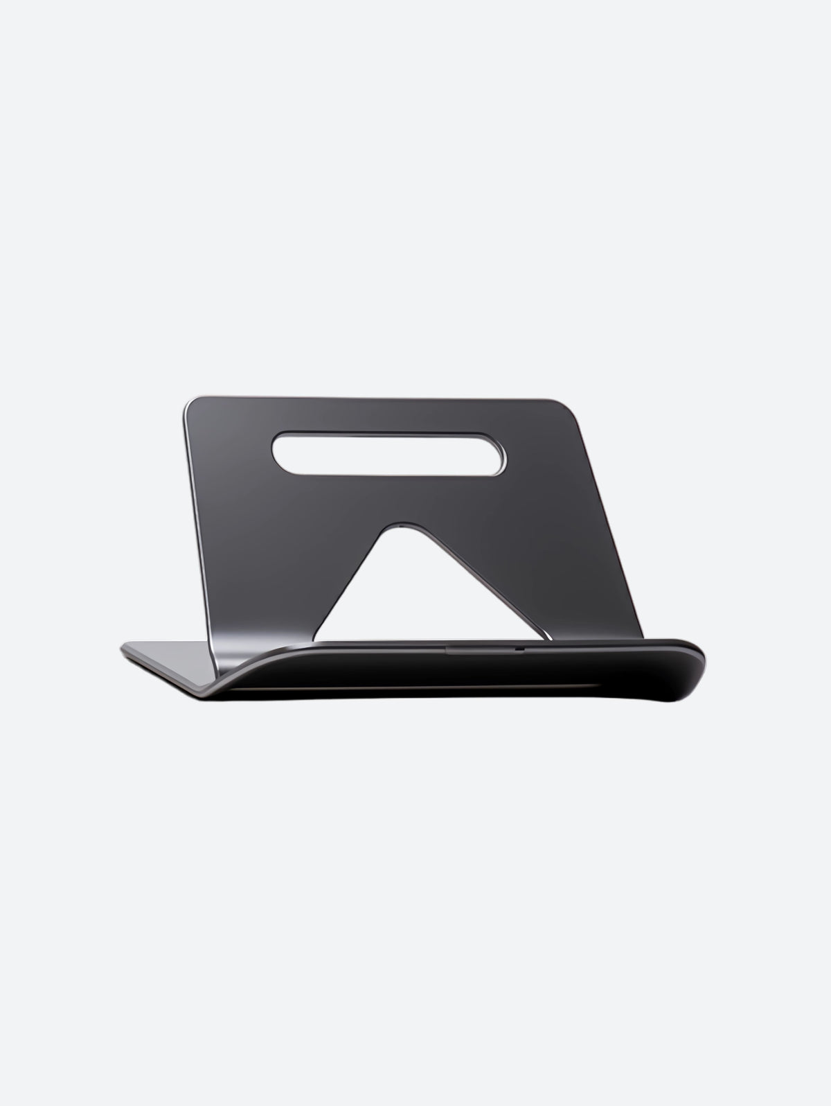 Premium Aluminum Laptop Stand – Minimalist Foldable Desktop Holder for Laptop & Tablet