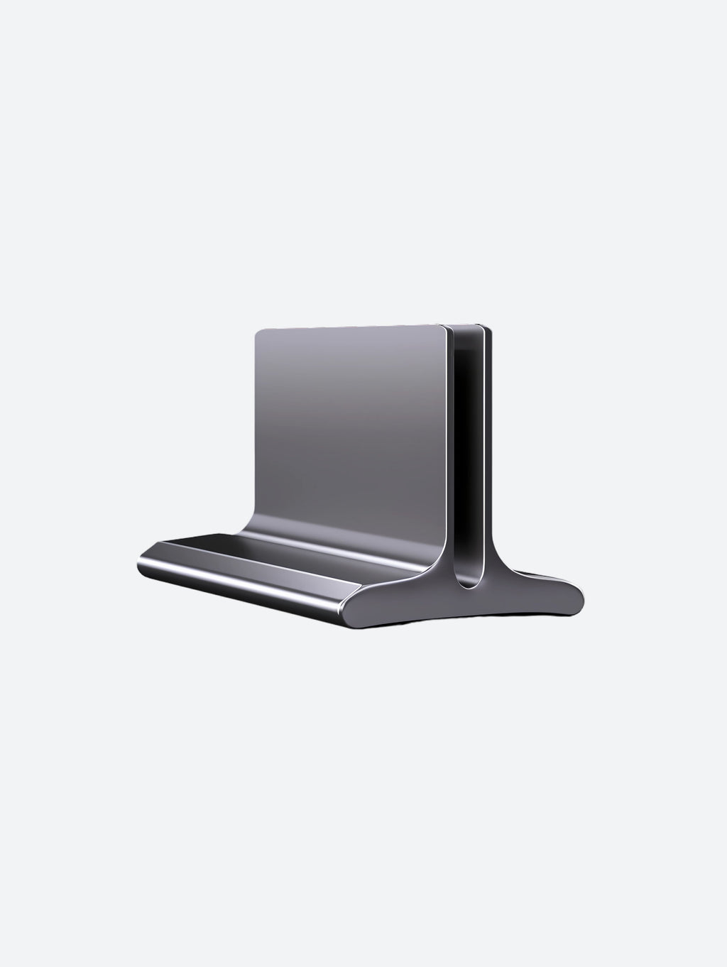 Premium Aluminum Laptop Stand – Vertical Desktop Holder for Laptop & Tablet Organization